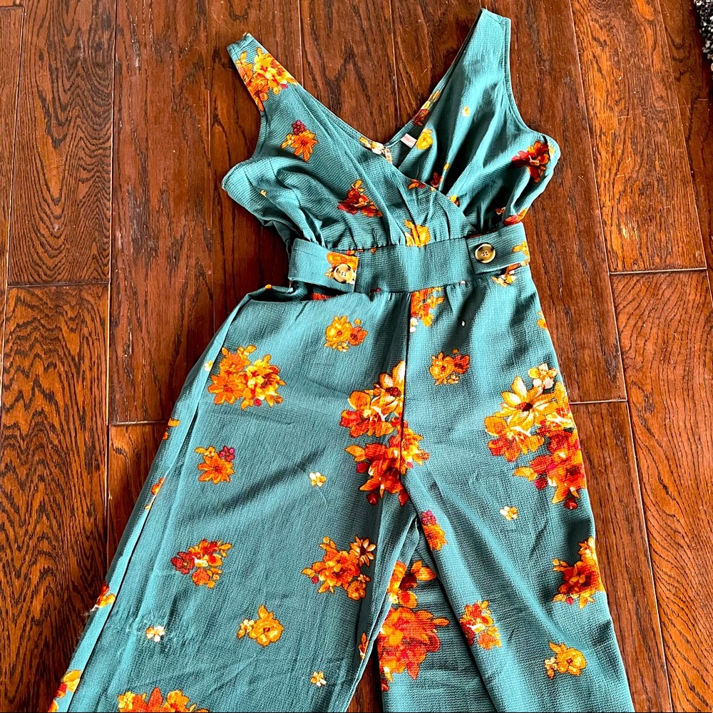 Floral jumpsuit